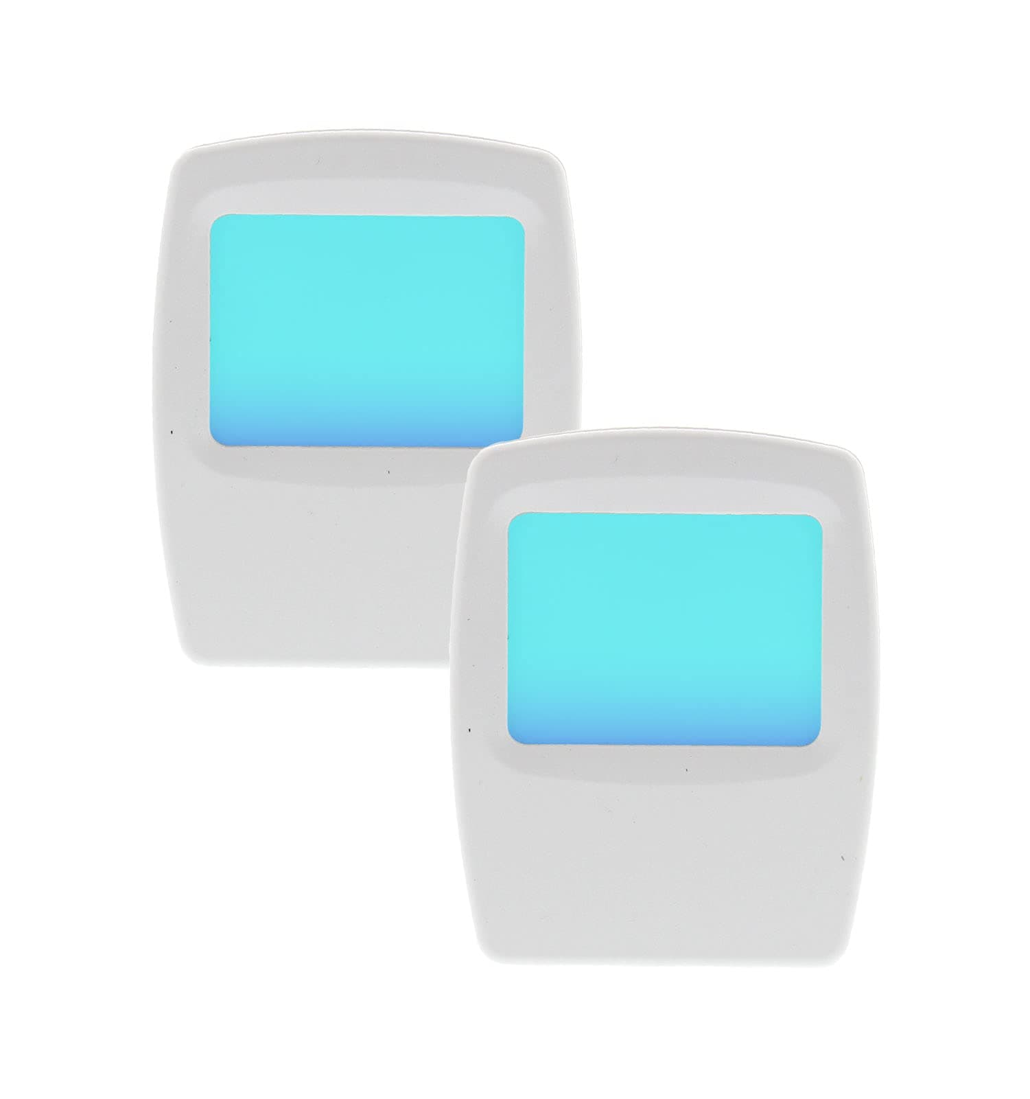Always-On Blue Night Light, 2 Pack (71282) - Slim, Plug-in, LED Light with a Soft, Cool Blue Glow - Suitable for Bedrooms, Bathrooms, Hallways, Kitchen, or Nursery