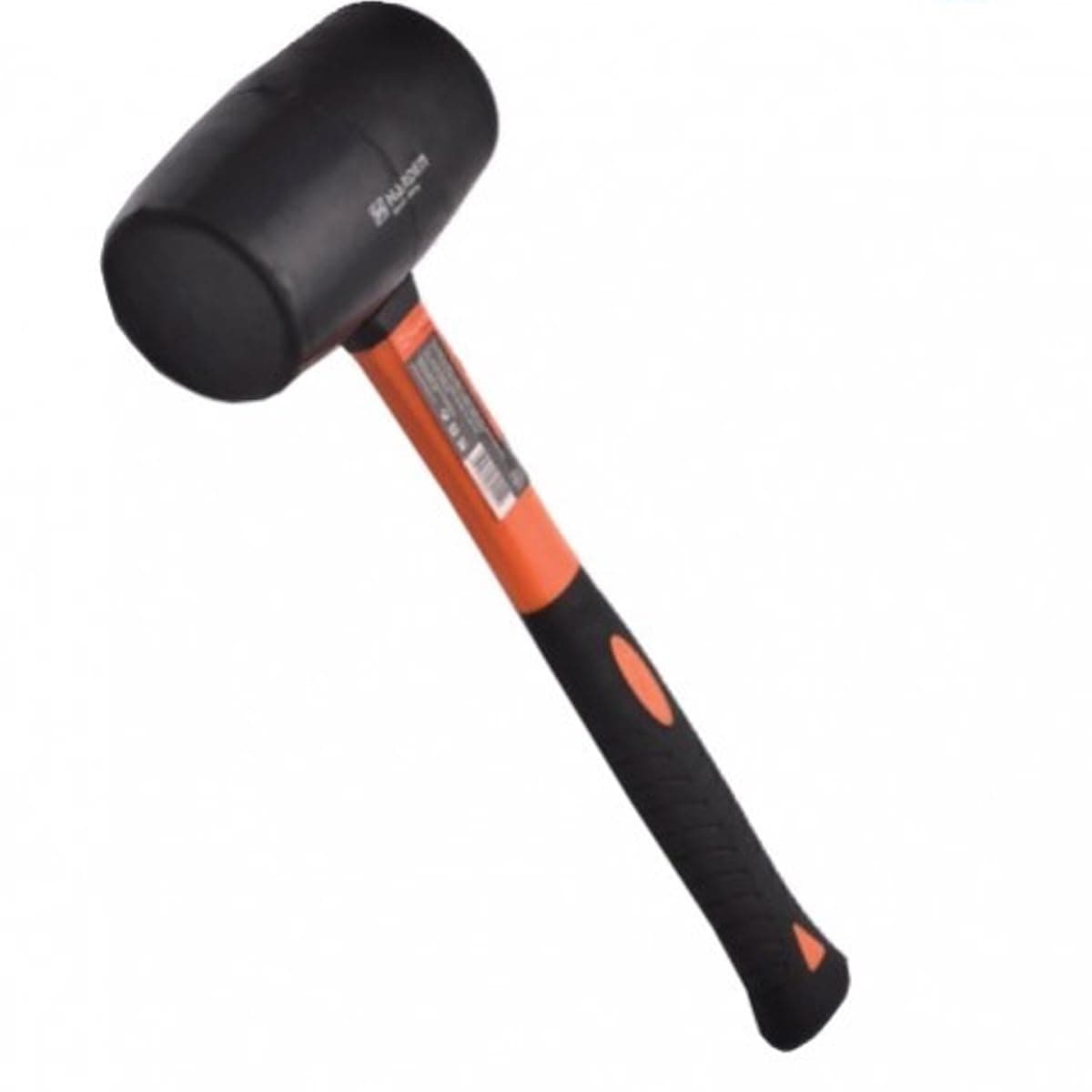 Edward Tools Rubber Mallet Hammer 8 oz - Durable Eco-friendly Rubber Hammer Head for Camping, Flooring, Tent Stakes, Woodworking, Soft Blow Tasks without Damage - Ergonomic Grip - Small Mallet