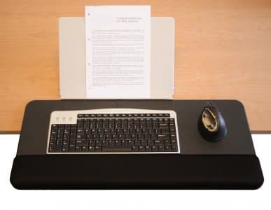 Desk Extension for Computer Desk with Wrist Rest