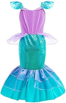 Oskiner Princess Costume for Girls,Halloween Dress for Girls Kids