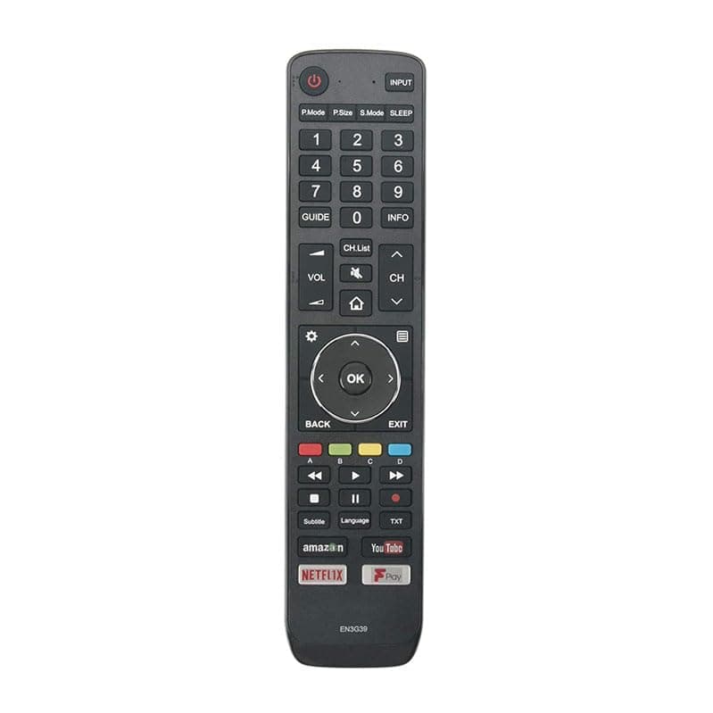 Replacement hisense tv remote EN3G39 for Hisense remote control smart TV H43N5500UK H49N6600 H50N5900 H55A6550UK H60NEC5600UK