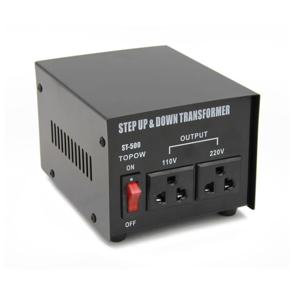 500 Watt Step Up and Down Electrical Power Voltage Converter Transformer Heavy Duty