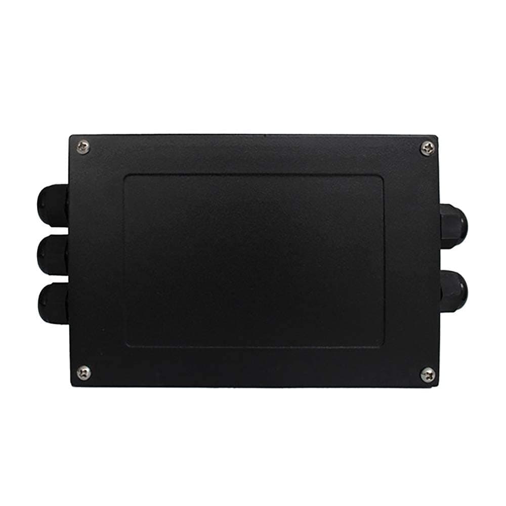ATO Load Cell Junction Box Summing Box for Scales, 4 Inlets to 1 Outlet, Aluminum Alloy Casing,Waterproof and Dustproof,Easy to Assemble and Debug