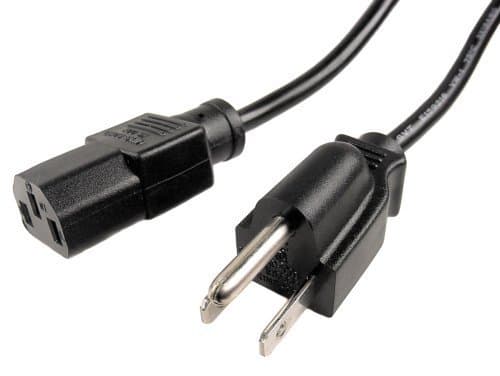 Power Cable Cord 18AWG3C 6ft