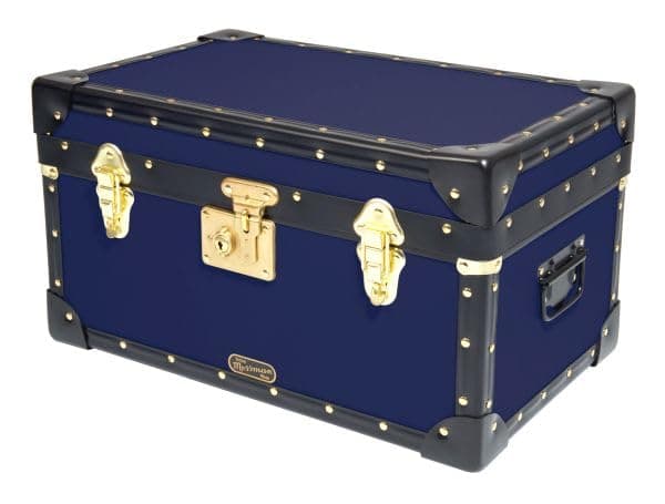 MossmanTuck Box With Flip Lock, Home, School, Office Storage Solution (Navy Blue)