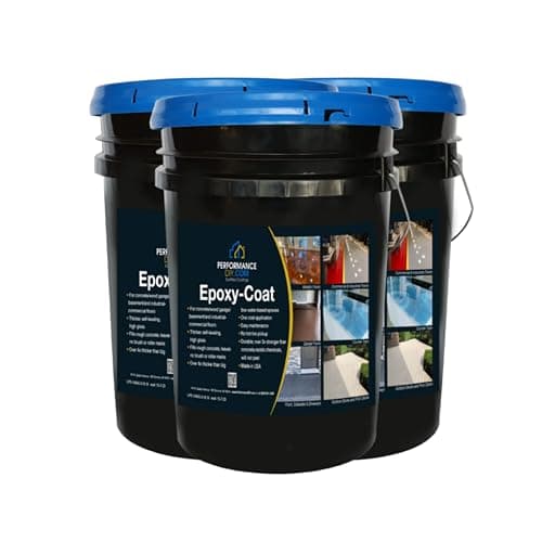 Epoxy Floor Kit – Good Full Kit – Gray Base with Gray Blend Flake – Covers 2,500 sq. ft. at 9.7 mils Thickness – Ideal for Garage, Basement, Concrete Floors, and More