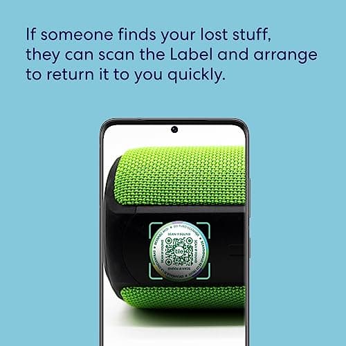 Tile Mate + Labels - Bluetooth Key Finder and QR Code Lost and Found Labels Combo 2-Pack