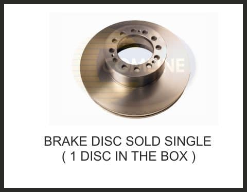 Man 33.464 Dfac 12.8 Front Brake Disc Single Year 5/2001-> Ucs