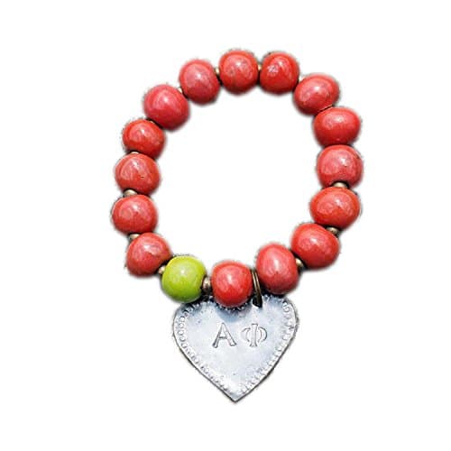 Glory Haus Alpha Phi Bracelet, 3 x 2-Inch