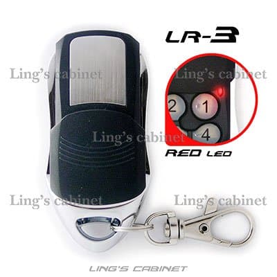 [LR-3] RF Remote Control Transmitter 4-Channel w/ 50-150m Range (compatible only with LR-X1(A)/LR-X2, included in LR-X1(A)-2/LR-X2-2)