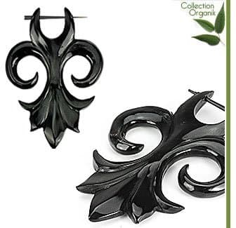 Earrings Organic Tribal Majestic