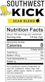 Bundle of Lodge 10.5 Inch Cast Iron Pre-Seasoned Square Grill Pan + Lodge Sear Blend 5.8 oz (4 Pach) – Southwest Kick