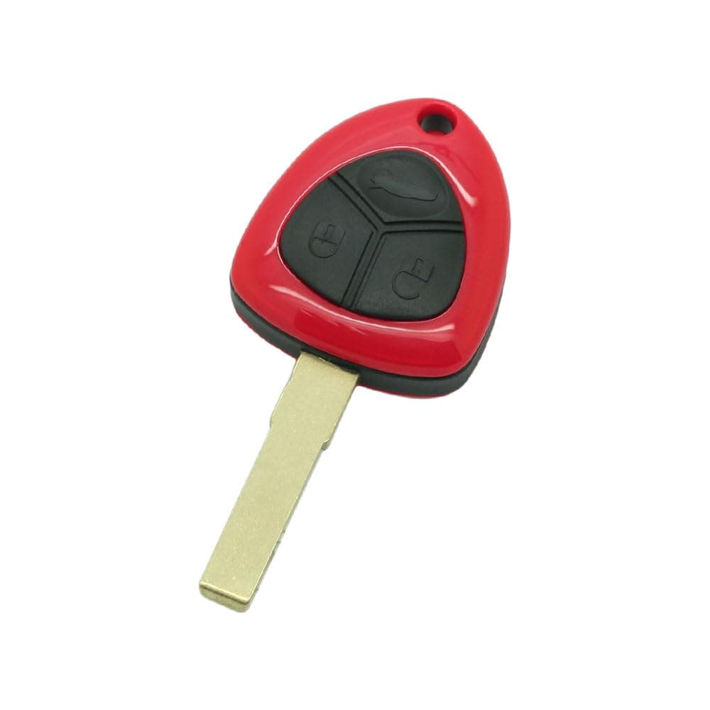 Replacement Key Shell Compatible with FERRARI 3 Button Keyless Entry Remote Key Case Fob PG927