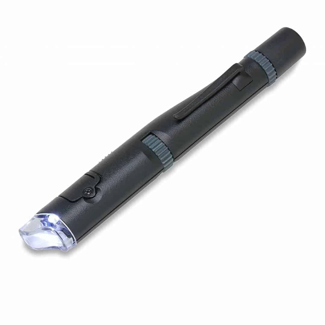 Carson MicroPen LED Lighted 24x-53x Magnification Microscope Pen (MP-300)