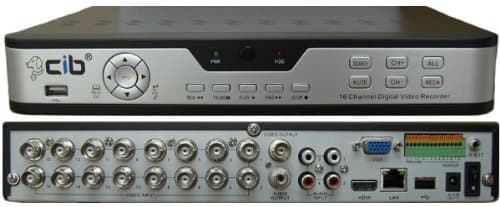 CIB J960H16N 960H HDMI High Resolution 16 CH Network Security Surveillance DVR No HDD Included