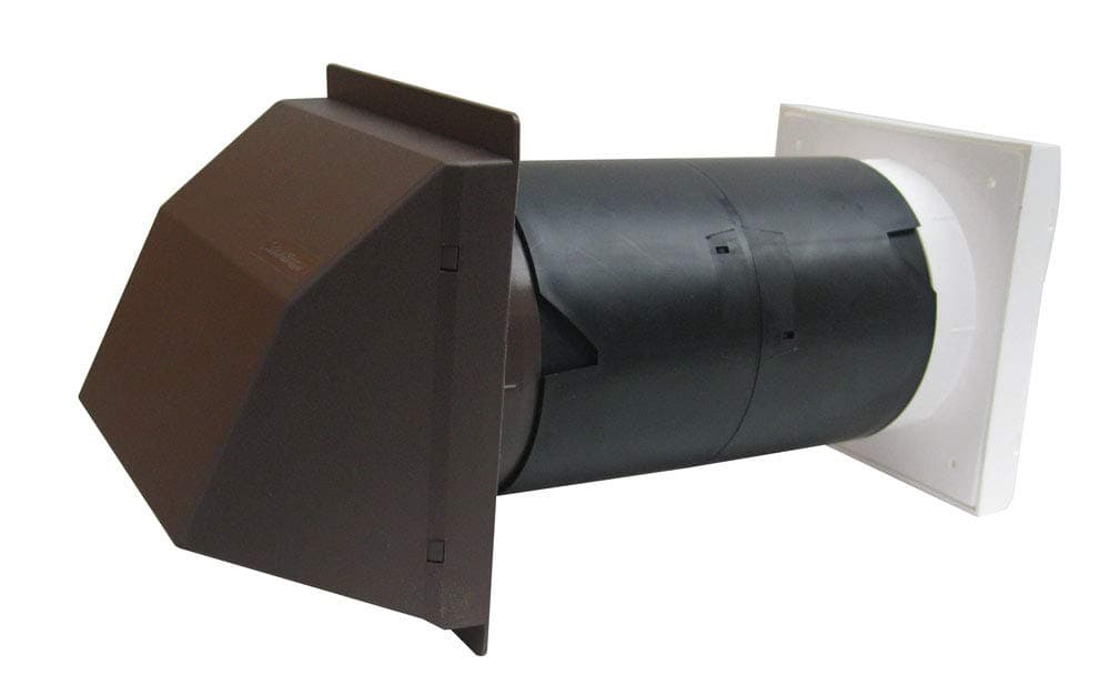 127mm BLACK HOLE VENTILATOR C/W FIXED ANTI-DRAUGHT BAFFLES - K-BM725