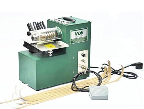 Leather Double Head Cutting Slitting machine Slitter Continuously Variable Speed 220V For shoes, bags, paper