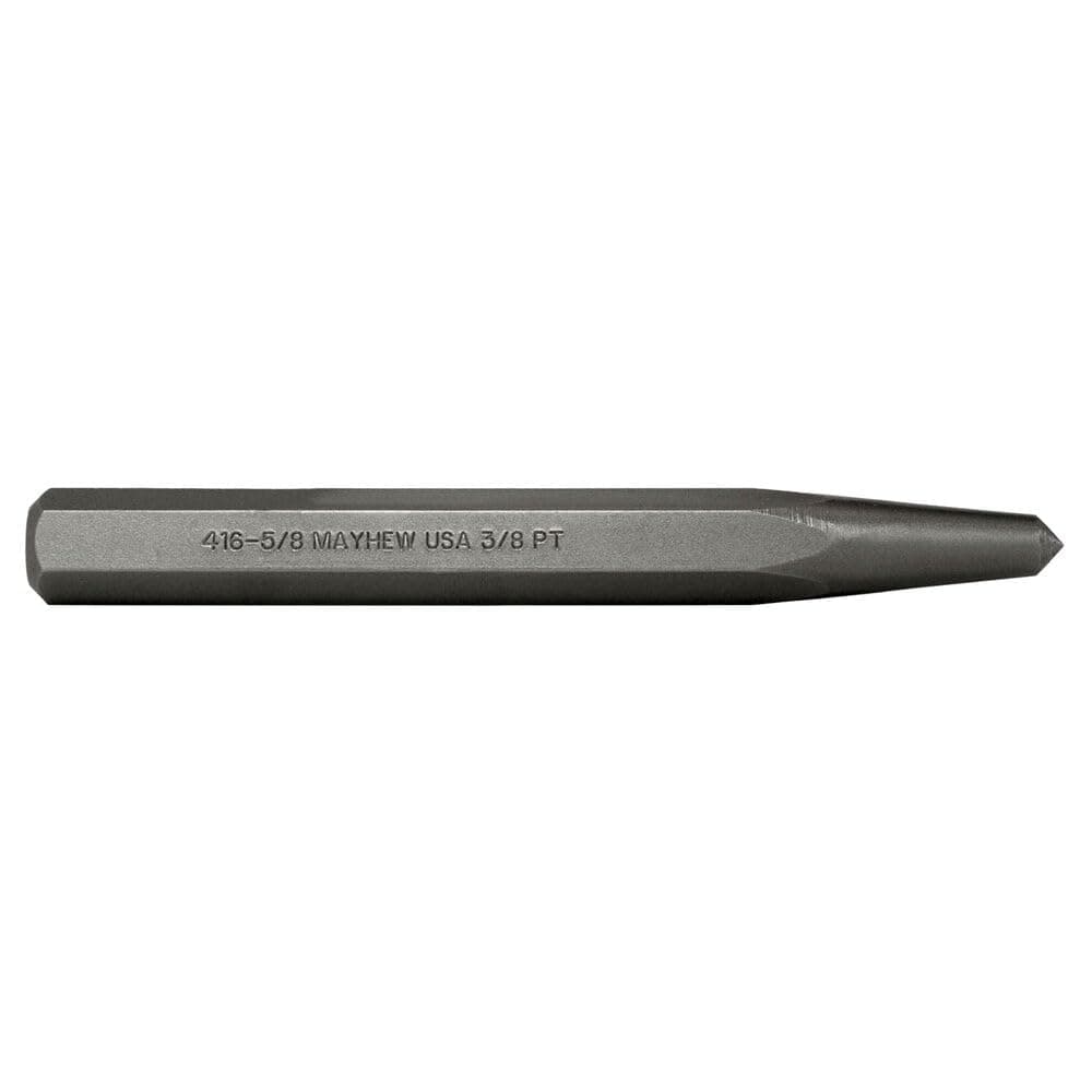 Tools 74004 Center Punch, 5/8" x 3/8" Point, Shot Blast Finish