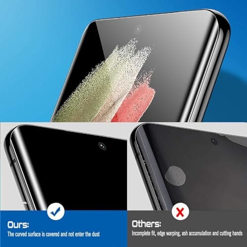 NISHTECH Advanced HD+ Curved UV Tempered Glass Full Screen Protector Designed for Vivo V29, Vivo V29 Pro 5G || Full Screen Coverage with Easy Installation Kit (Anti-Scratch)