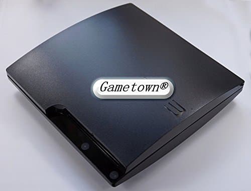 Replacement Full Housing Shell Case Cover Screws Kit For PS3 Slim 2000 2500 CECH-2000 CECH-20XX Console 120G 160G 250G Black