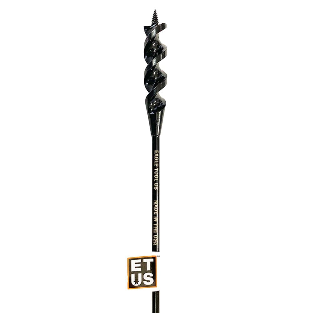 Made in The USA, Eagle Tool US EA75036 Installer Drill Bit, Auger Style, 3/4-Inch by 36-Inch, 1/4-Inch Shank