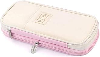 Pencil Pouch Pencil Case Pencil Box School Girls Boys Multifunctional Stationery Organizer Large Pencil Bag Pouch Kids Cute Pencil Pouch Multi Compartment Pencil Case (Pink)