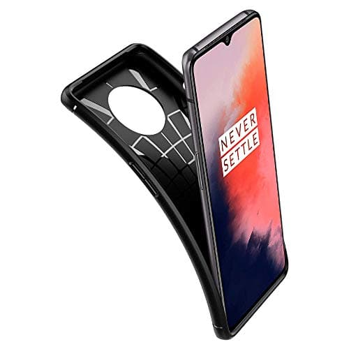 Spigen Rugged Armor Designed for OnePlus 7T Case (2019) - Matte Black