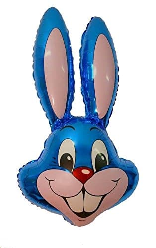 Blue Rabbit Shaped 26 Inch Foil Balloon