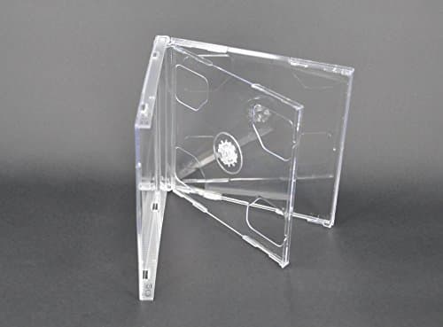 25 X Double CD Jewel Case Clear Tray