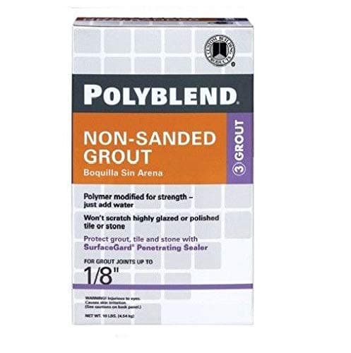 Custom Building Products Polyblend 10 Lb Non-Sanded Tile Grout (ICE BLUE 547)