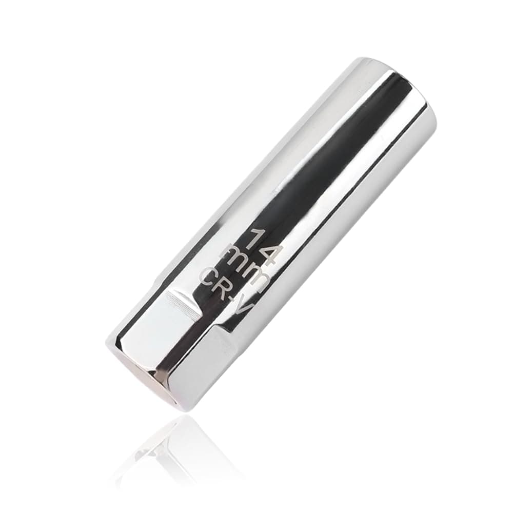 14mm Spark Plug Socket,12 Point 3/8" Drive Thin Wall Magnetic Spark Plug Socket Set,Professional Spark Plug Tool Compatible with Nissan Infiniti BMW Mini