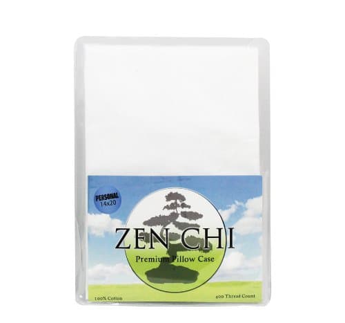 ZEN CHI Buckwheat Pillow Case 100% 400 Thread Count Premium Pillow Case - Fits All Personal/Japanese Sized Pillows (14" X 20") - Natural Cooling Effect Comfortable Sleep