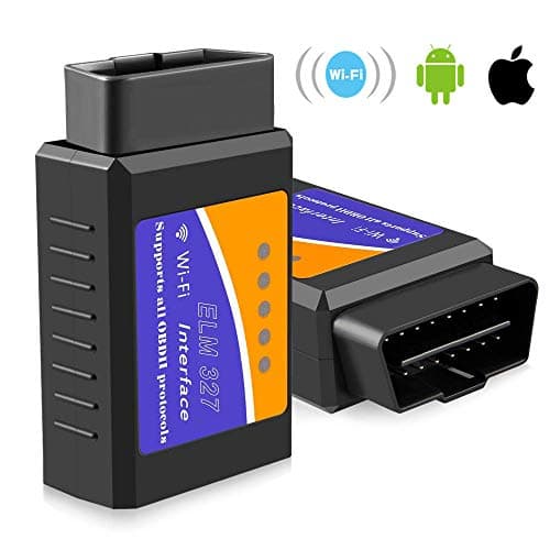 Randalfy New Version Car OBD2 Scanner - OBD Reader with WiFi Version OBD2 Code Reader, iOS OBD2 Scanner, Android OBD2 Scanner, Compatible with iOS & Android, OBD2 Reader Check Engine Diagnostic Tool