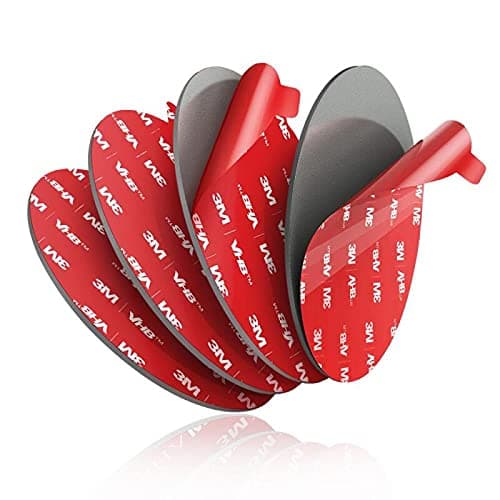 Sticky Adhesive Replacement for Dashboard Suction Cup Mount, 80mm (3.15") VOLPORT 4pcs 3M VHB Circle Double-Sided Extra Strong Adhesive Sticker Tapes for Dash/Camera/GPS/Ipad/Car Phone Sucker Holders