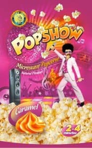 POP SHOW Corn Microwave popcorn caramel flavour (80g)