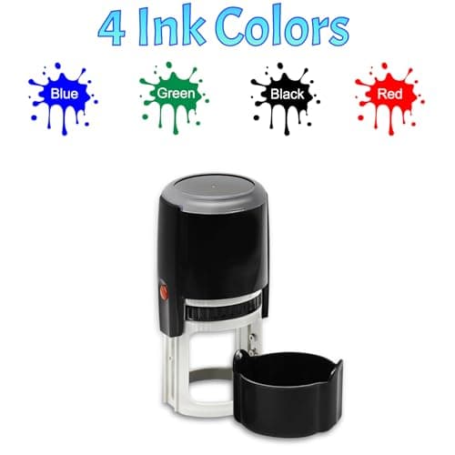 Custom Face Stamp Personalized Photo Stamps Customized Self-Inking Rubber Stamp with Name Text Logo Create Your Own Stamp