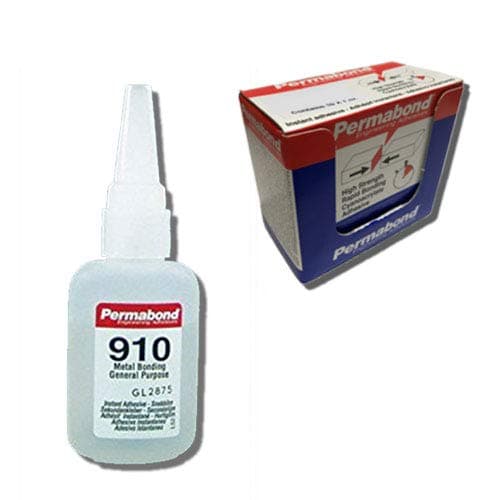 Permabond 910 (1oz 10-Pack) Instant Adhesive-Fast-Set Low Viscosity Thin Metal-General Purpose