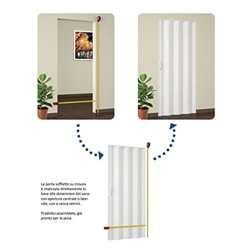 Folding Door, PVC Material, Standard Size, Height and Width May Be Reduced