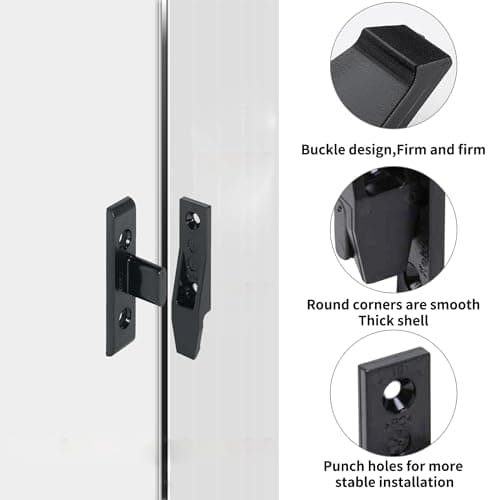 6 Pairs Bath Panel Clips Kickboard Clips Kick Board Plinth Clips Drop On/Hook On Push in Plinth Fasteners Fittings Press Fit Panel Clips