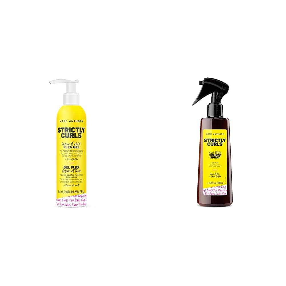Define & Hold Flex Gel and Curl It Up Volume Spray Strictly Curls Bundle