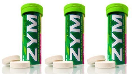 ZYM Electrolyte Effervescent Tablet, Natural Electrolyte Replacement Supplement for Fast Hydration & Energy – Lemon/Lime Flavor (3 Pack)