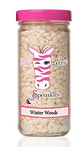 PINK ZEBRA SPRINKLES WINTER WOODS
