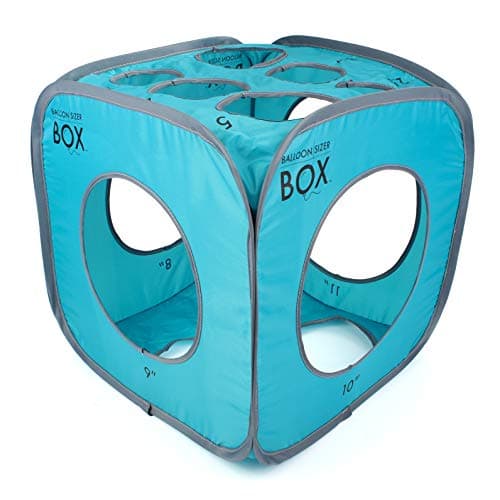 Balloon Sizer Box - Balloon Measurement Box for Balloon Decorations, Balloon Arches, Balloon Columns, Balloon Centerpieces - 13 Hole Balloon Box