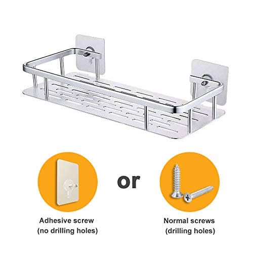 Bathroom Shelf, With Self-Adhesive No Drilling