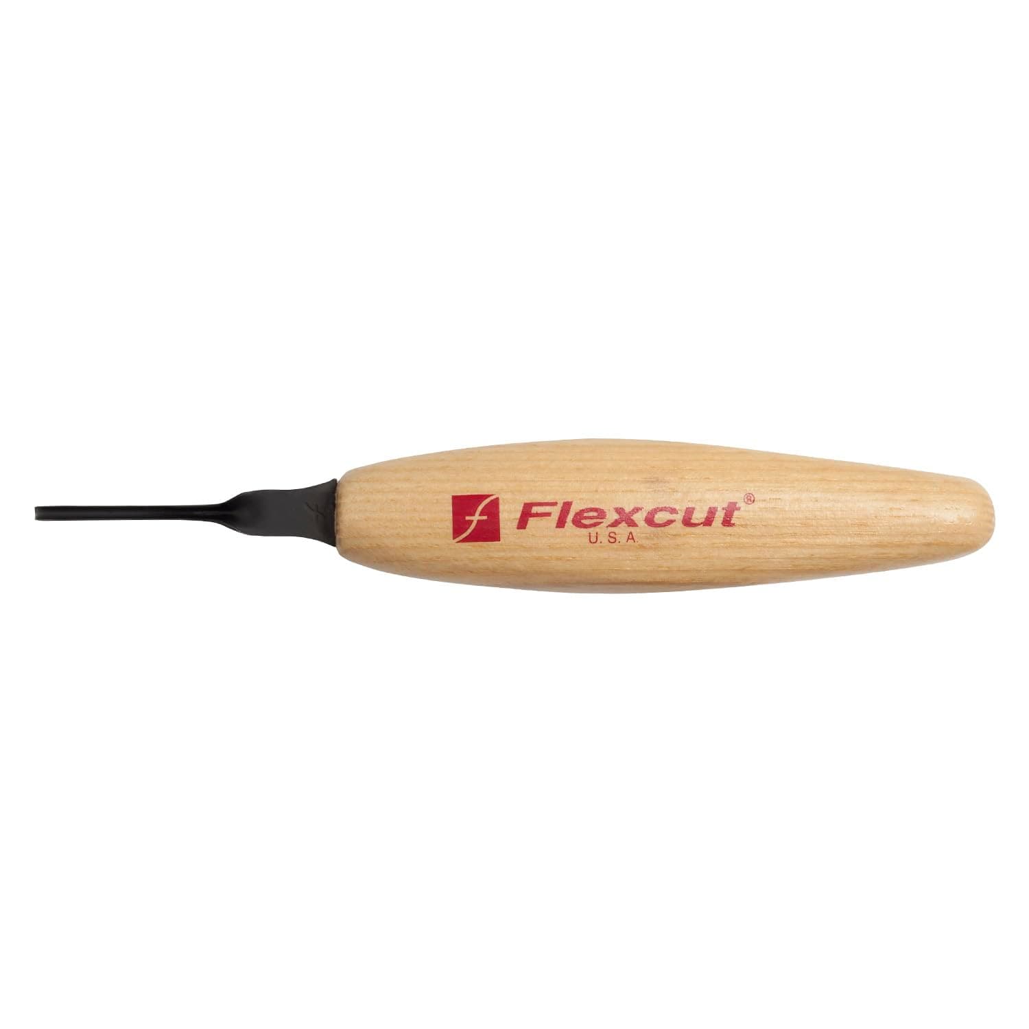 FLEXCUT Micro Shallow U-Gouge, Razor Sharp High Carbon Cutting Blade, 1.5 mm for Miniature and Fine Detail Work (MT23)