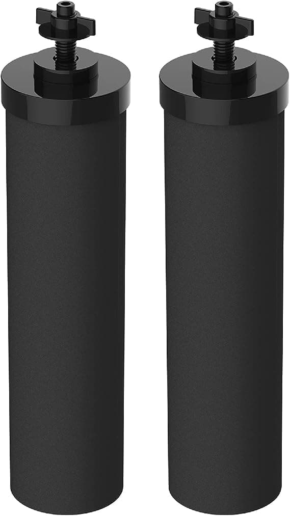 Filter Logic NSF/ANSI 372 Certified Water Filter BB9-2 Black Purification Element and Gravity Filter System Replacement Water Drop King Tank Series 2 Pack