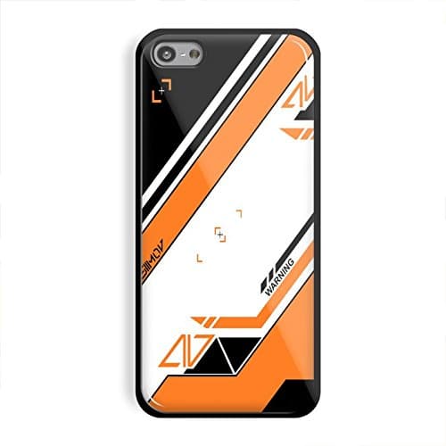 Asiimov Pattern gun counter strike for iPhone 5c Black case