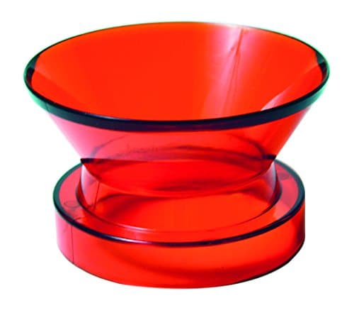 PUSHER Kafferino Coffee Funnel, Plastic, Red, 6 Cup