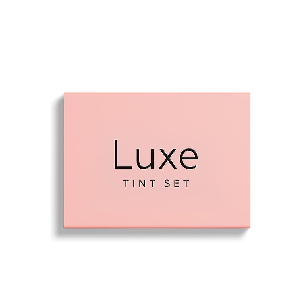 Black Color Set for Lashes and Brows - Long Lasting Temporary Color -Up To 4 Weeks - Gentle ingredients - Vegan & cruelty-free - For Salon or Home - Luxe Cosmetics