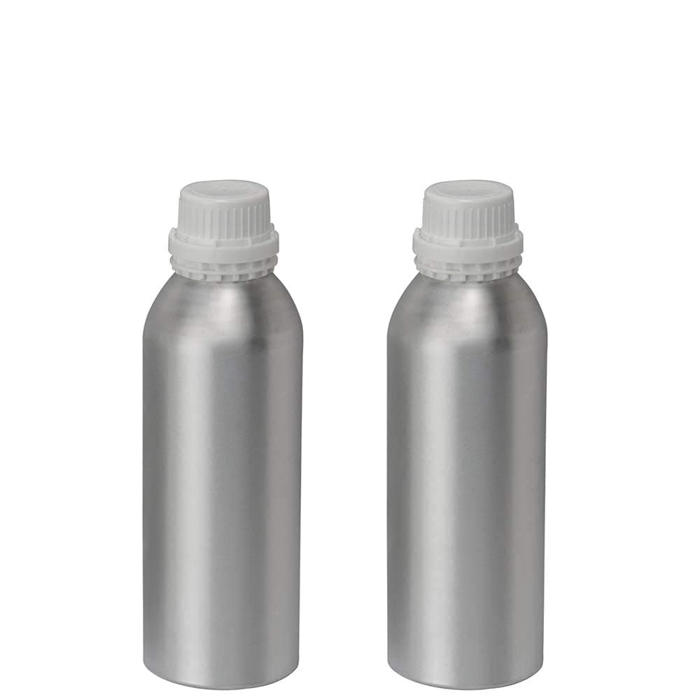 B-LOYAL Multipurpose Anodized Aluminum Empty Bottle | 50 ML (Pack of 4) | Lightweight & Durable Container | Leak-Resistant Screw Cap | For Storage, Travel & Packaging Use